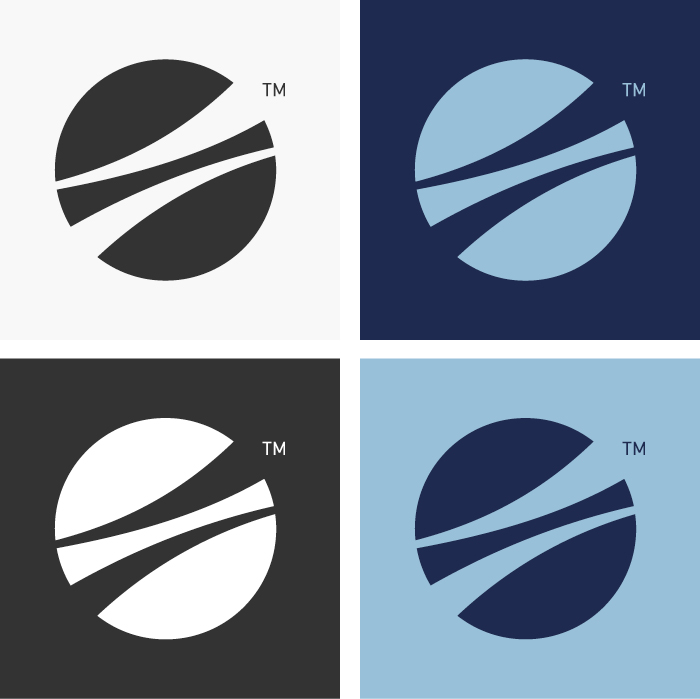 Symbol Design 4 colour variations for design usage