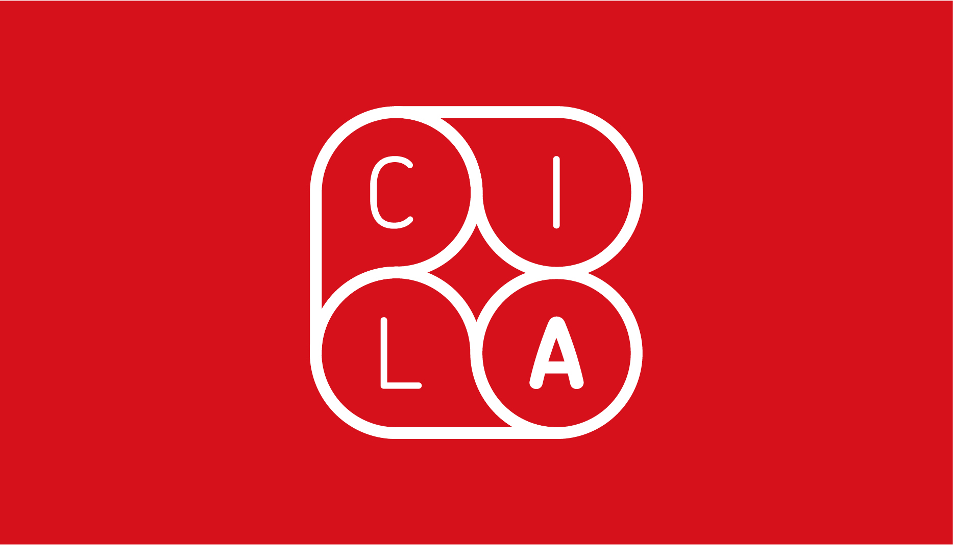 red and white symbol design