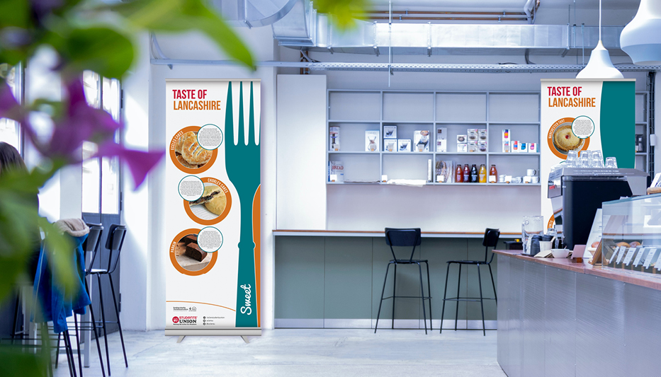 Andrew Kitchen | Environmental Graphics | UCLAN | Roller Banners Design