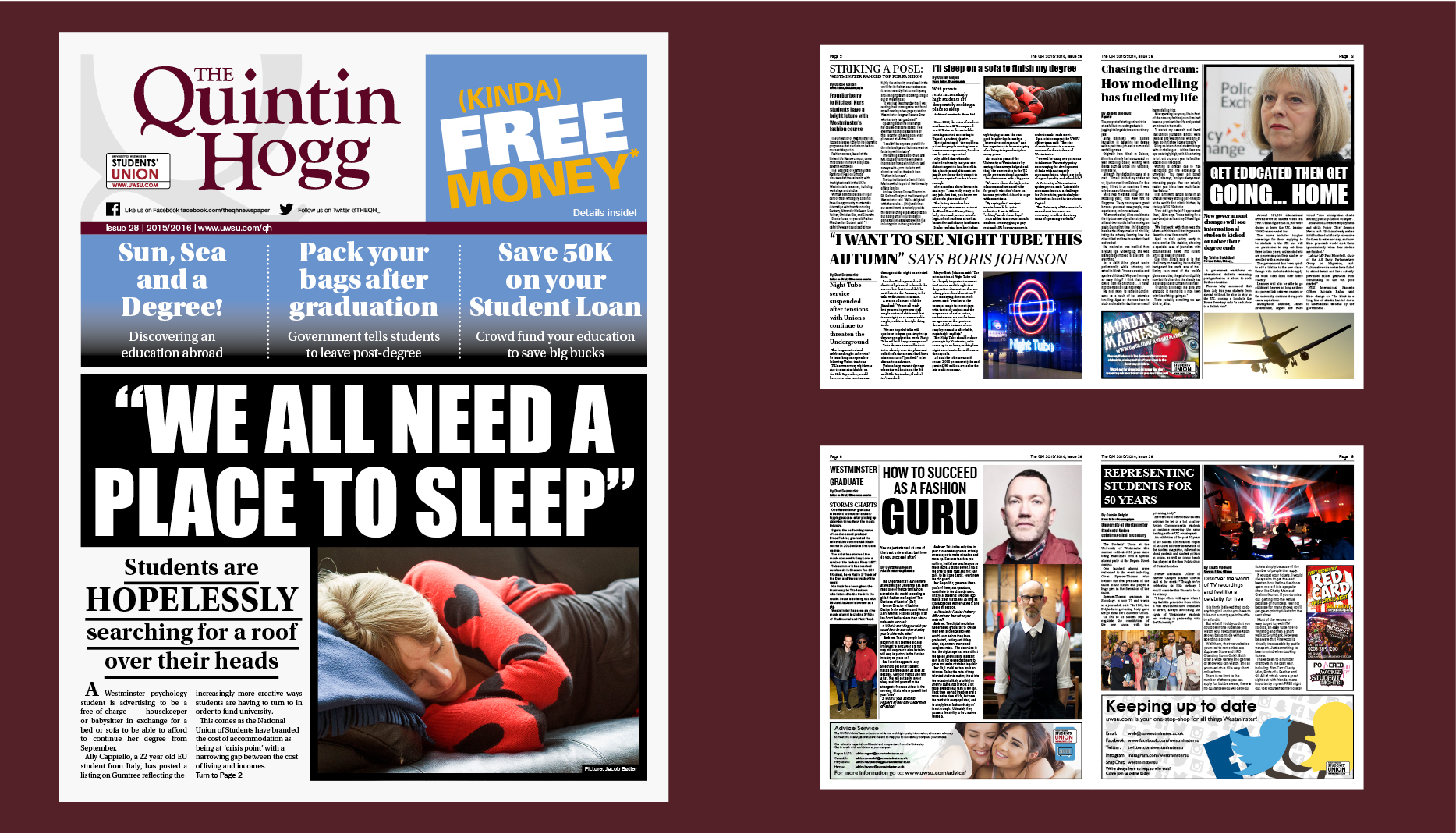 Newspaper Design| Andrew Kitchen Freelance Designer based in Sheffield