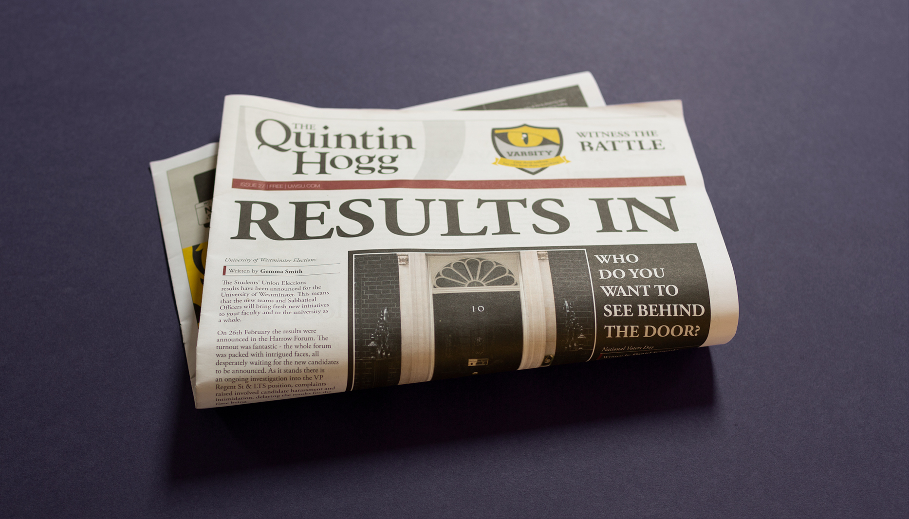 Newspaper Design| Andrew Kitchen Freelance Designer based in Sheffield