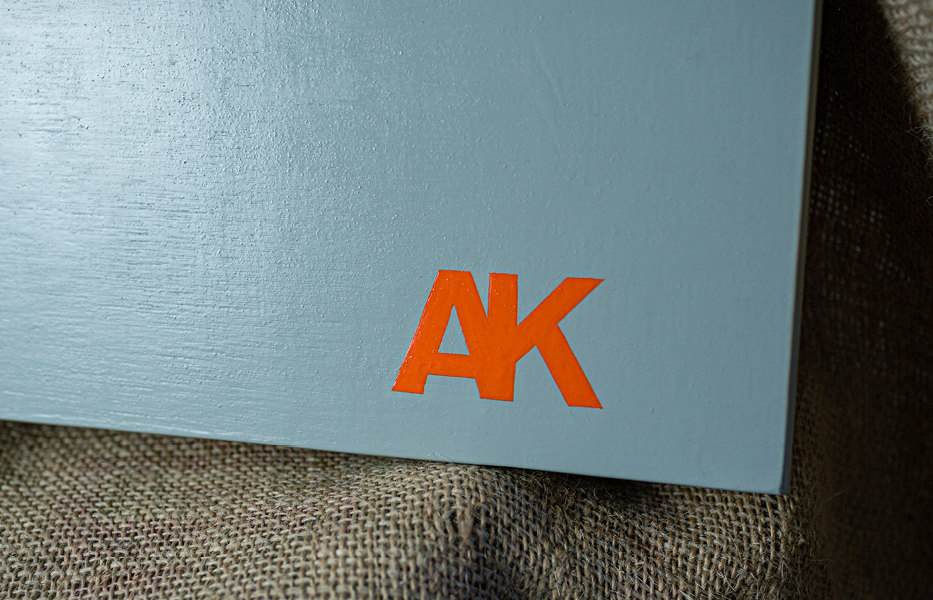 Andrew Kitchen | Design Shop | Hand Painted Sign | Potatoes | Enamel Paint