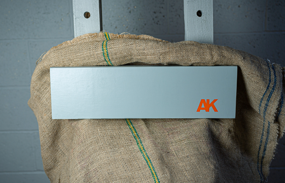 Andrew Kitchen | Design Shop | Hand Painted Sign | Potatoes | Enamel Paint